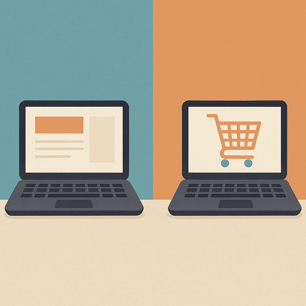 Site vitrine ou e-commerce : comment choisir en 2026 ?