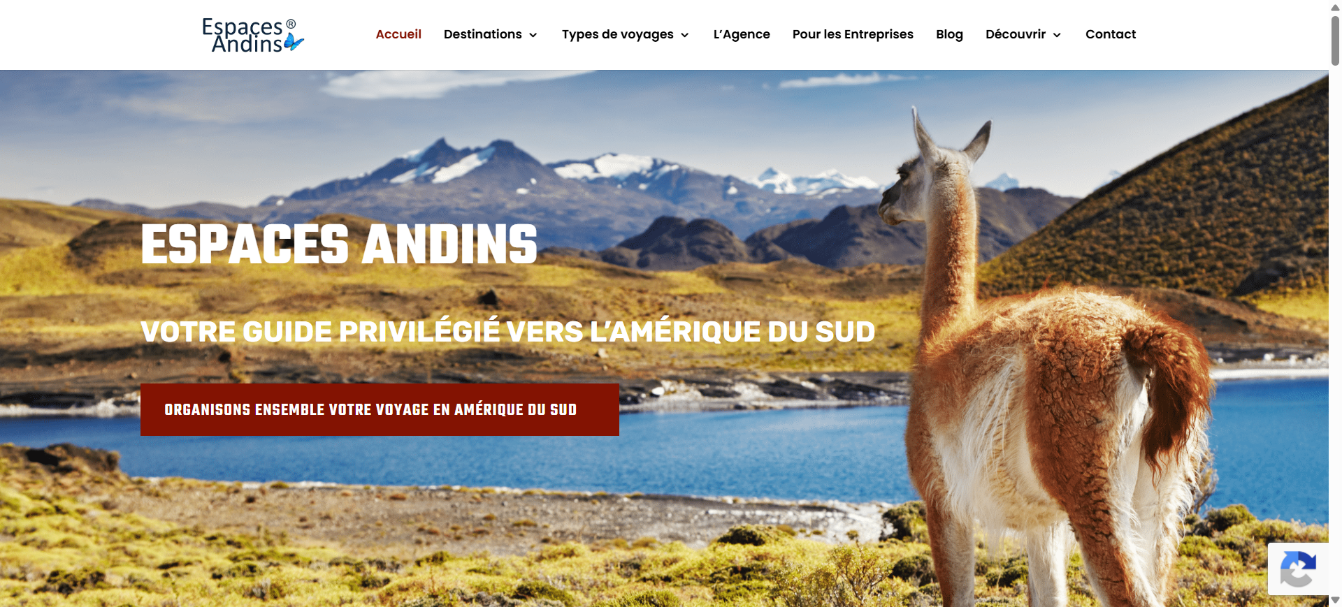 Espaces Andins - Agence de voyage Amérique du Sud
