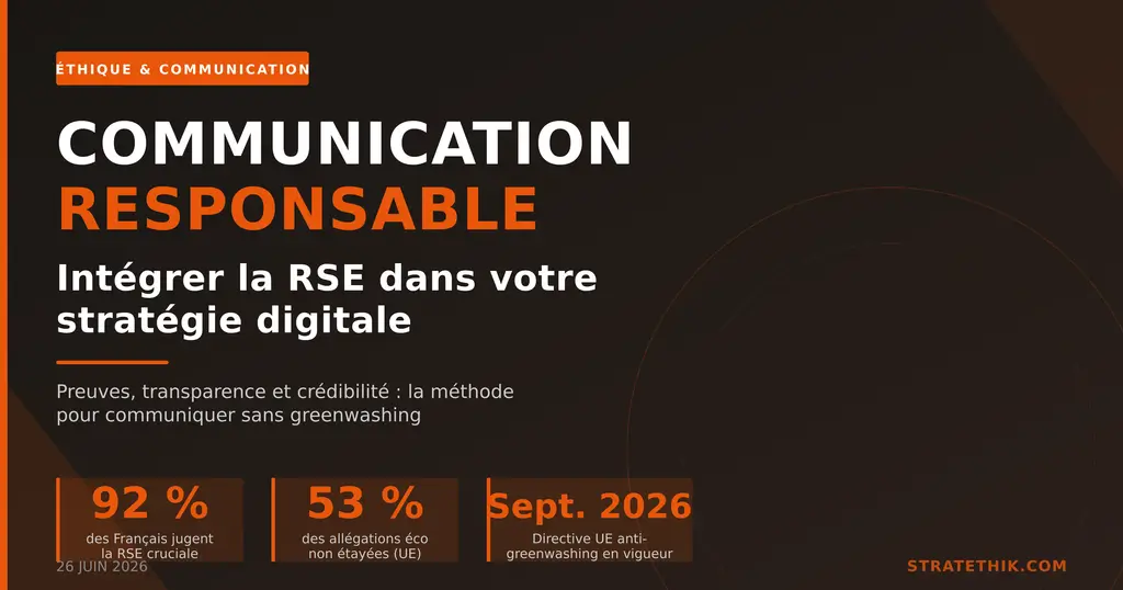Communication responsable : intégrer la RSE dans le digital