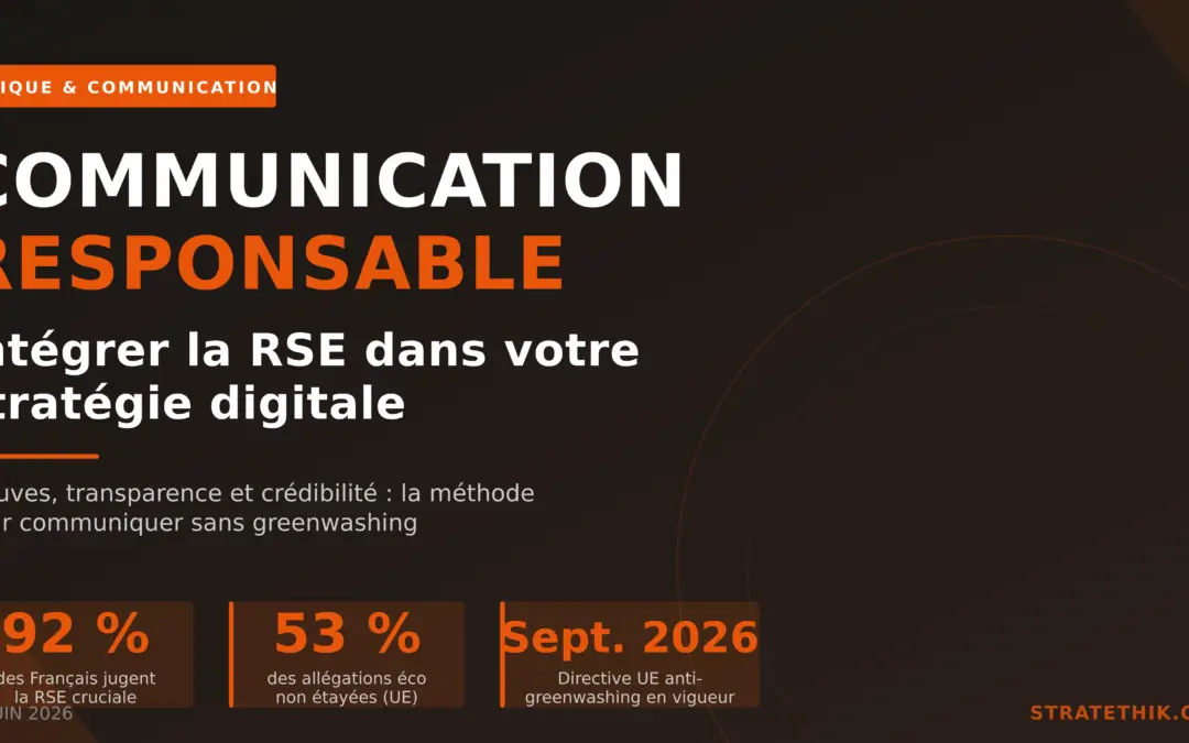 Communication responsable : intégrer la RSE dans le digital