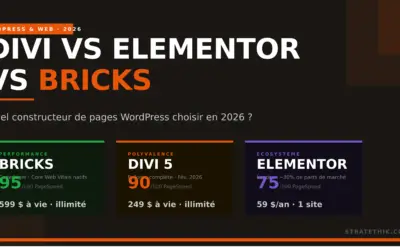 Divi, Elementor ou Bricks : quel constructeur choisir en 2026 ?